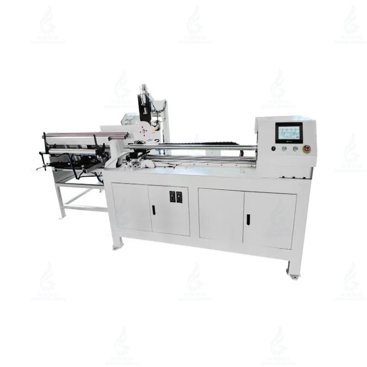High-Speed Automatic Paper Core Cutting Machine PLC Delta Brand for Label Coiling Paper Tube Cutter Loading Unloading Function