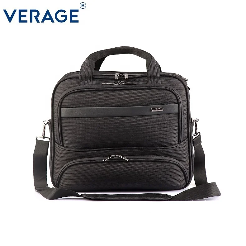 VERAGE luxury durable large size laptop shoulder bag for man
