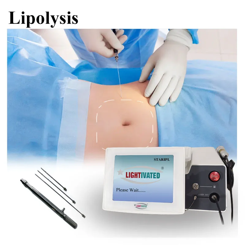 Dual Wavelength 980 1470 nm Laser Shape Body Slimming Weight Loss Machine  Diode Laser 980 Dual Lipolaser Liposuction Machine