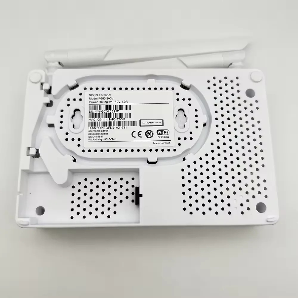 Xpon ONU F663NV3A 2.4G Wi-Fi Router Modem for FTTH FTTB FTTX