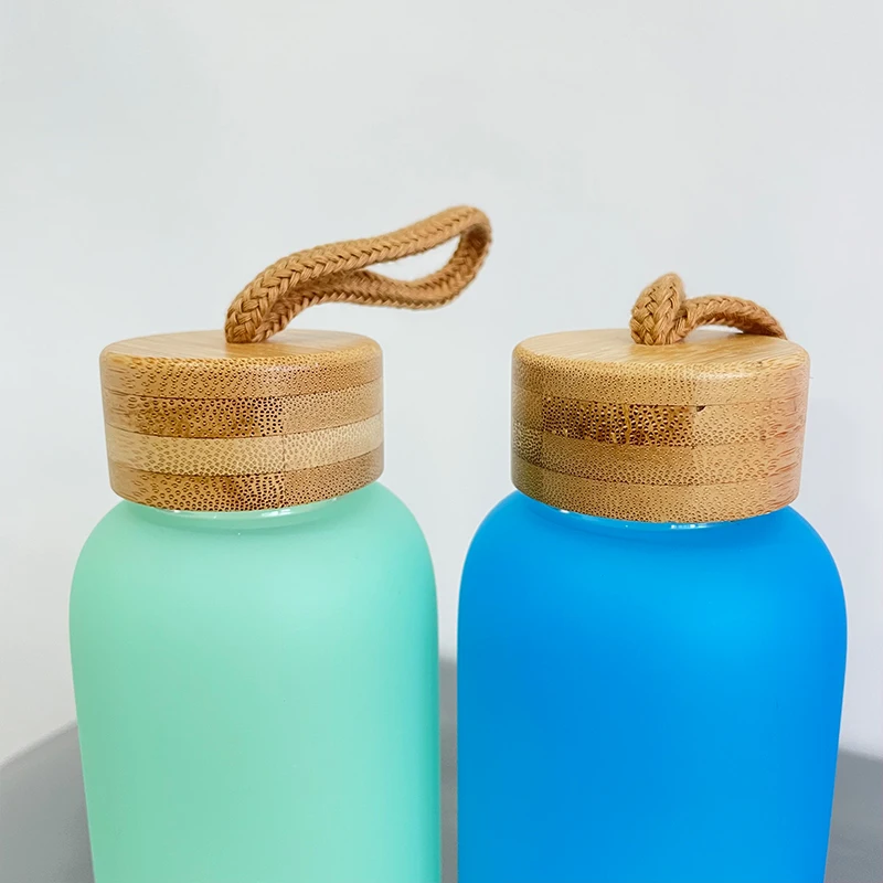 Wholesale DIY 20oz Frosted Multi Color Sublimation No Straw Blanks for  Purse Stanley Glass with Bamboo Lid and Rope Water Bottle - China Water  Bottle That Keeps Water Cold for 24 Hours