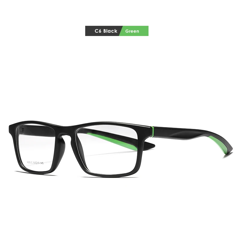 KDEAM Italian Design Latest Fashion Colorful TR90 Reading Naked Eye Glasses Frames Optical Eyeglasses Rectangle Eyewear Frames