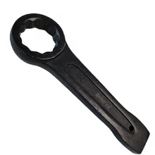 SFREYA Striking Box Wrench, 12 Point, Straight Handle Manual Impact Wrench