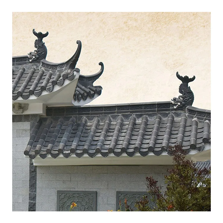 Traditional Gazebo Ridge Caps Clay Tile Price Chinese Style Roof Tiles