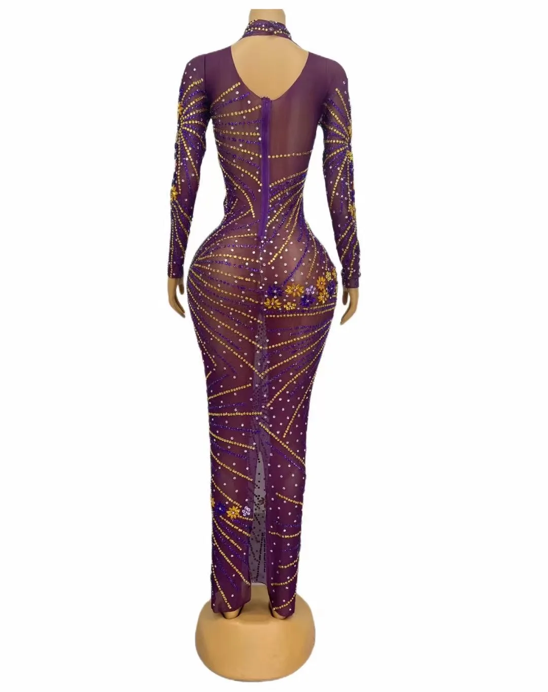AD1655 Kimshein Handmade Crystal Dresses - Sexy Plus Size Maxi Dresses for  Women