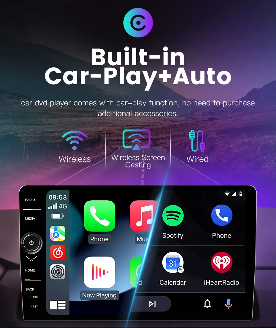 Android 12 8core Car Multimedia Player - Universal DSP Radio
