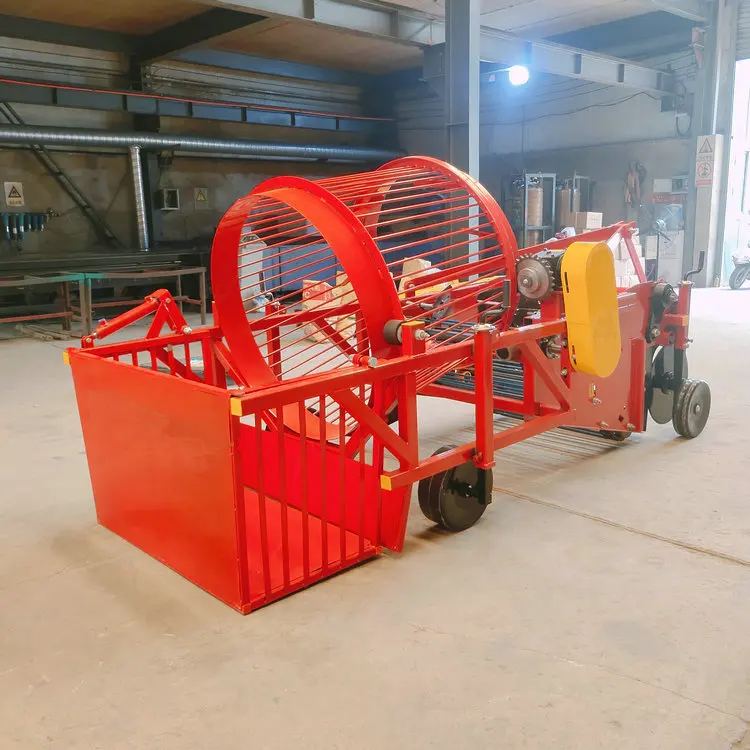 Three-point hanging mulch film recycling machine Drum type residual film recycling machine