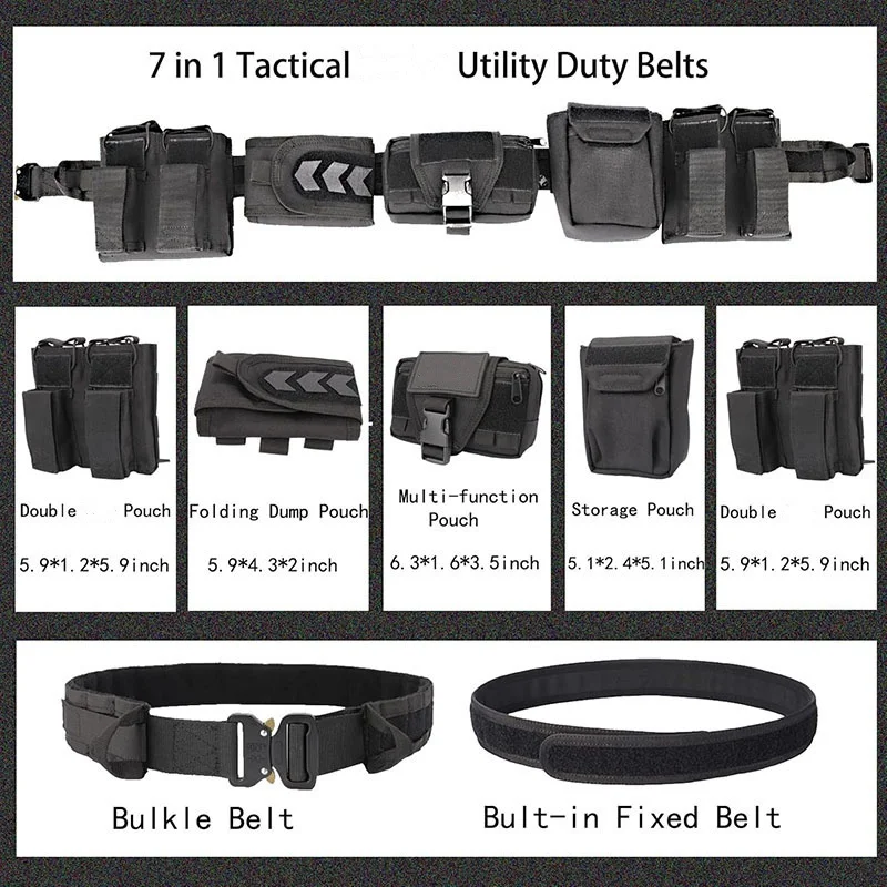 Mountaineering Tactical Sport Enthusiasts Belt Multifunctional Quick Release Rigger Belt Heavy Duty Training Belts for Men