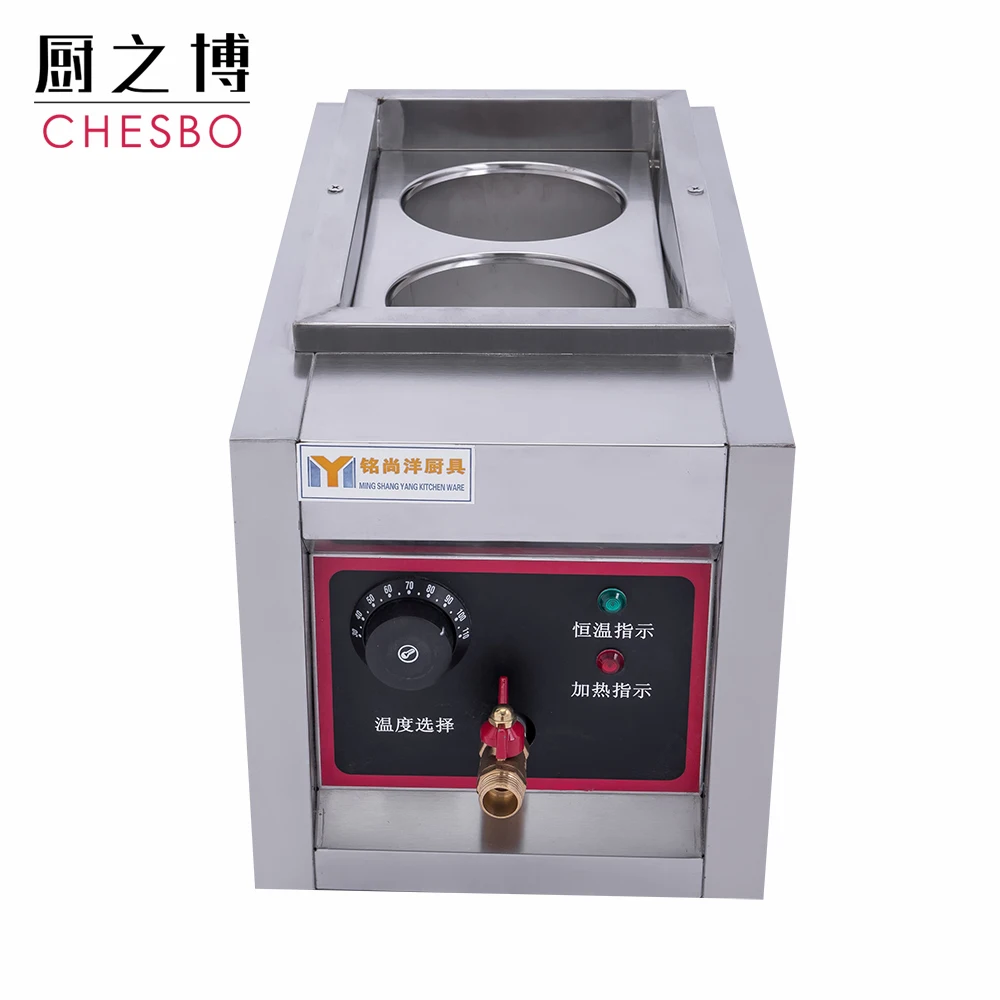 Commercial Use 2 Basket Counter Table Top Mini Electric Noodle Pasta Cooker for Restaurants Snack Bars Pedestrian Streets