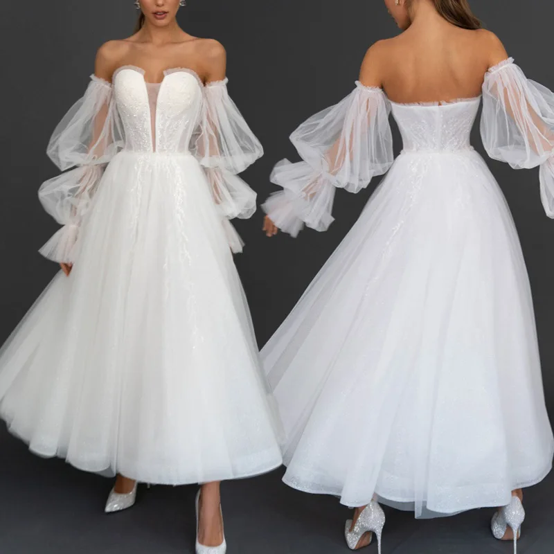 white debut dresses