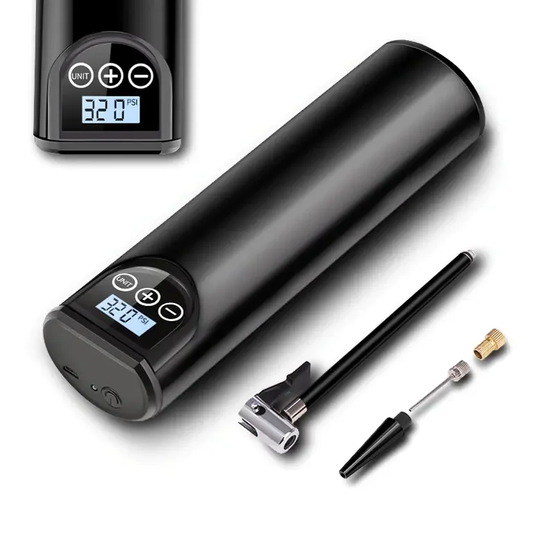 Electric Mini Tire Pump Portable Bicycle Air Inflator