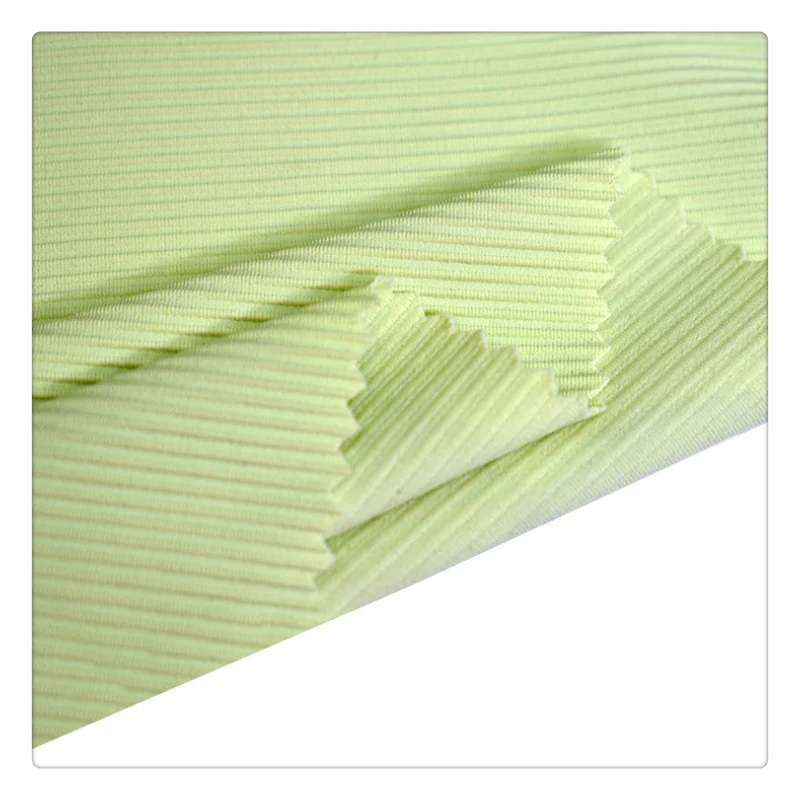 Nylon Spandex 260gsm Hot Selling Stripe Spandex Fabric Soft Polyester For Active wear Garment Yoga