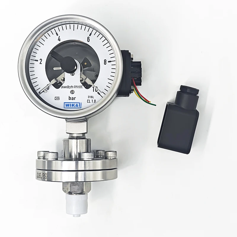 New Arrived Stainless Steel Bourdon Tube Diaphragm Seal Pressure Gauge ...