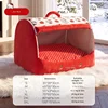 Kitty little home drawer pet house-red