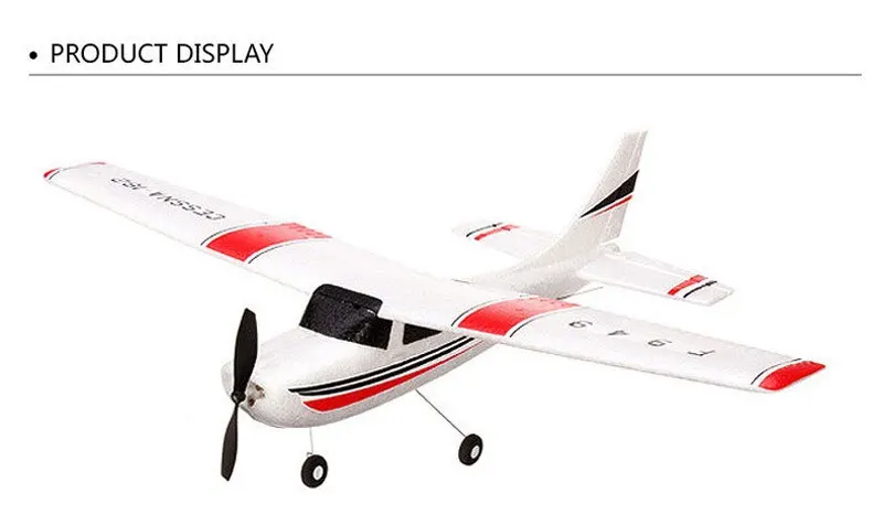 WLtoys F949 RC Airplane 2.4G 3D6G 3Ch Fixed Wing Plane Outdoor Toys Drone RTF Upgrade Version Digital Servo F949S With Gyroscope