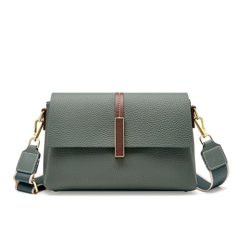 High Quality Fashion Design Customize Pebble Pattern Lady Leather Crossbody Shoulder Bag Custom Leather Bag for Women’s Bag