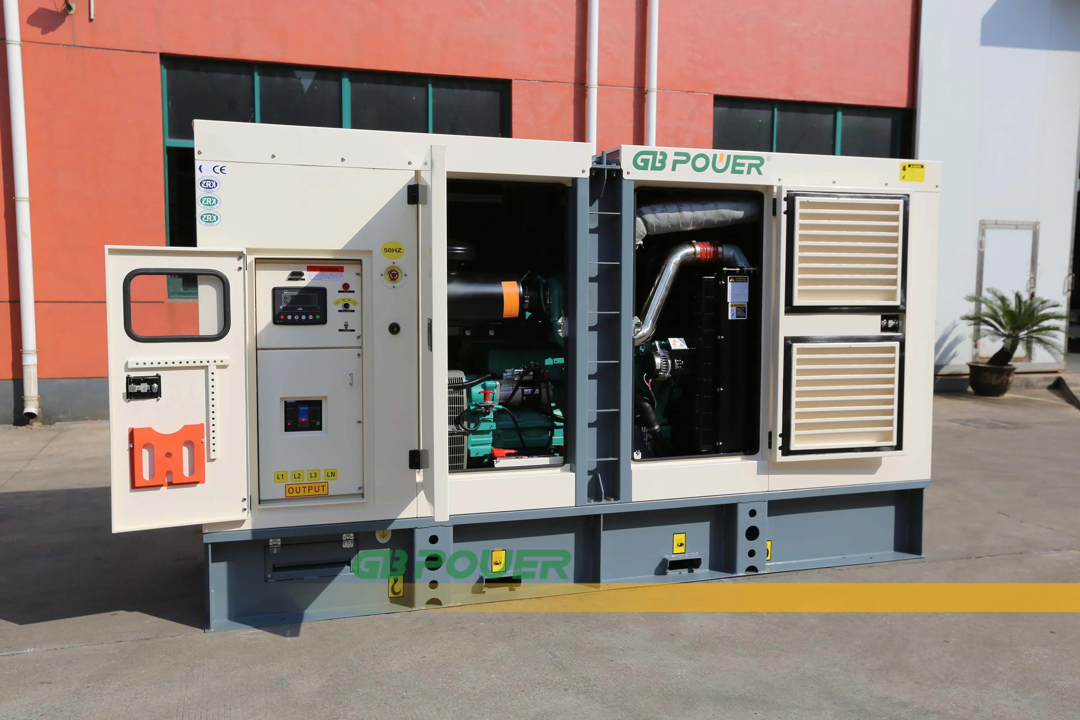 Natural Gas Generator GB3.9-GN Engine Best Genset  56.25KVA/61.875KVA UCI 224E14 Alternator