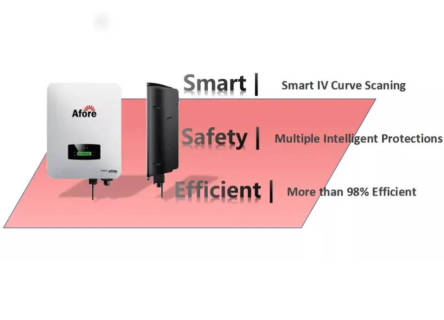 Afore Hybrid Inverter 3kw 5kw 6kw Solar Hybrid Inverter System With Wifi Compatible With 48V 5kwh 10kw LifePO4 Battery