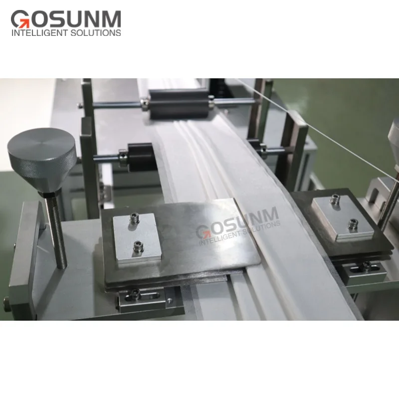High Speed Medical Mask Making Machine Fully Automatic Tie on Face Mask Machine Mask Ear Loop Knitting Machine