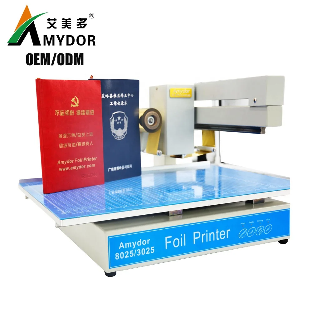 好評NEW】 Amd3025全自動金箔スタンピングプリンター箔印刷機 Buy Leather Foil Printer,Digital Foil  Printer,Hot Foil Stamping Printer Product