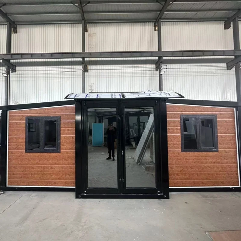 40 ft Mobile Prefab Shipping Container House Steel Material for Living School Home Office Supermarket Use
