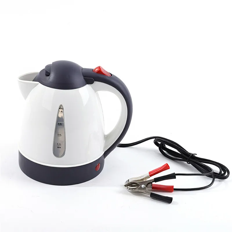 High Quality Mini Solar Kettle Electric Kettle 1L Battery Portable  Stainless Steel 12v Car Travel 12 Mechanical OEM 400 12v /24V