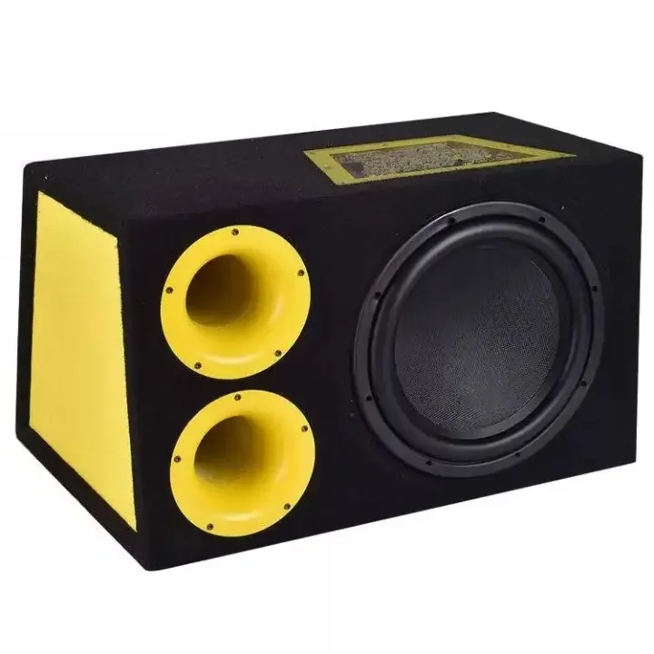 New 12 Inch 500w Subwoofers Loaded Subwoofer Enclosure Wooden Speaker