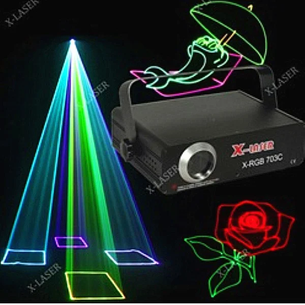Professional Waterproof Outdoor RGB Full Color Animation Laser Light for building logo Stage Disco Party Stage light