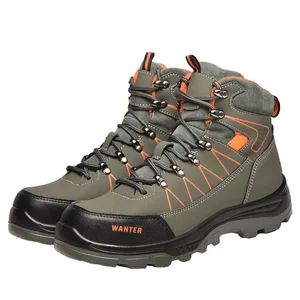 ZG JB608 Work Safety Shoes with Steel Toe Caps Winter Waterproof Boot Seel Cap Anti-Static for All Seasons