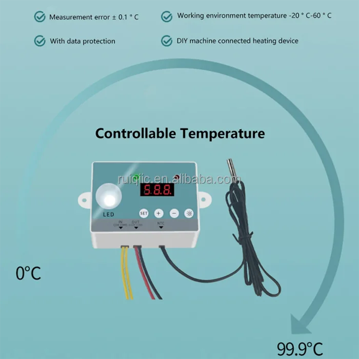 Model With Automatic Temperature Control WHT-01 Intelligent Digital Display Fully Automatic Temperature ...