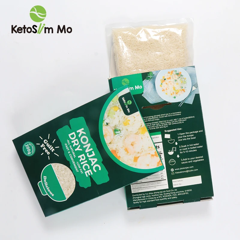 Fresh Konjac Rice Import Export Business Glucomannan Dried Diet Konjac Keto Rice