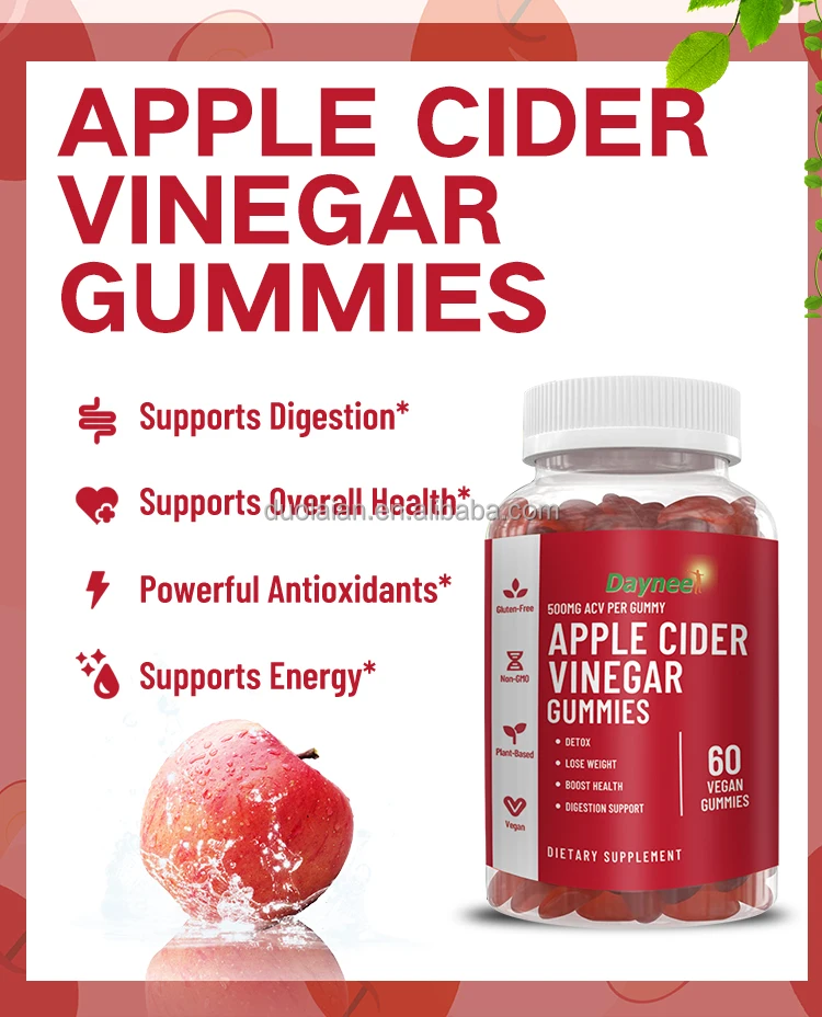 Apple Cider Vinegar Gummy Vitamins Sea Moss Gummies Keto Weight Loss