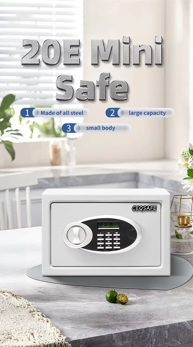 CEQSAFE Home Digital Safe Mini Electronic Safe Box Small Safety Money Box details
