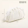 Borsa semicircolare gialla