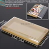 7-C05  310x165x40mm Bottoms Metallic Gold shine Color,TOP Clear