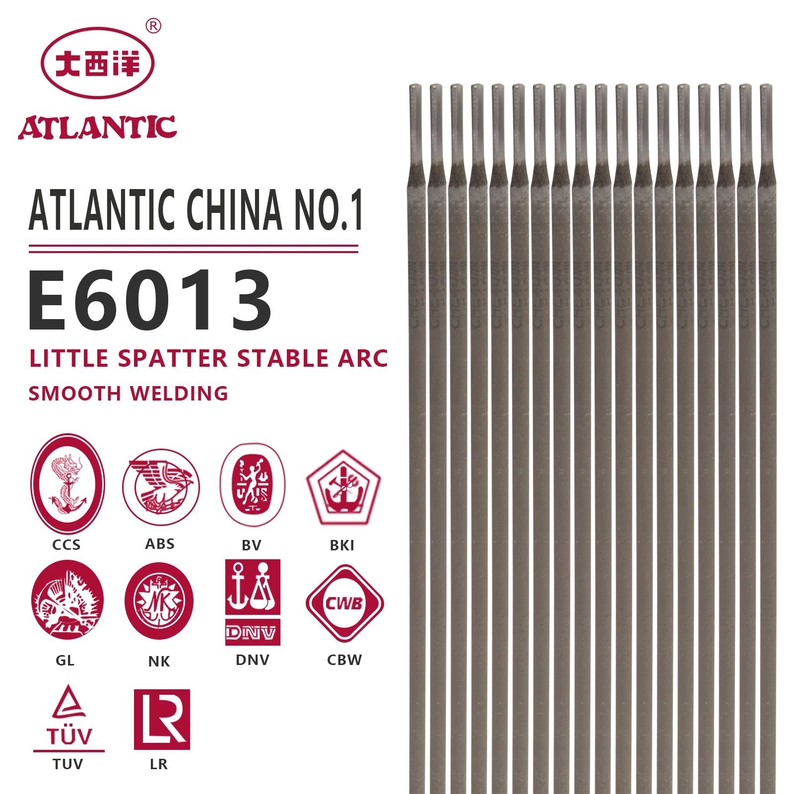 HIGH QUALITY WELDING RODS AWSE6013/J421 2.5mm/3.2mm/4.0mm/5.0mm