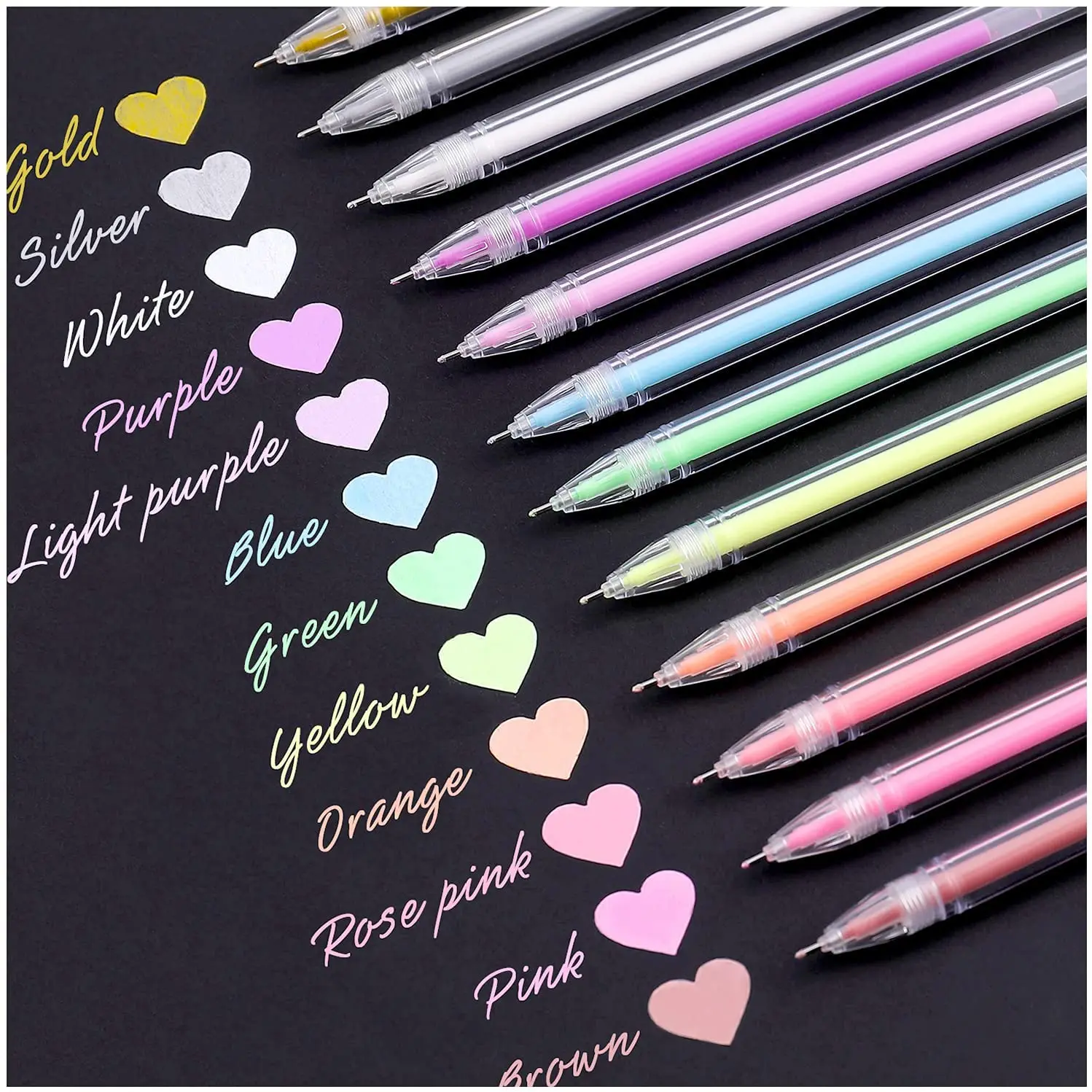 hot sell gel pen colorful shining