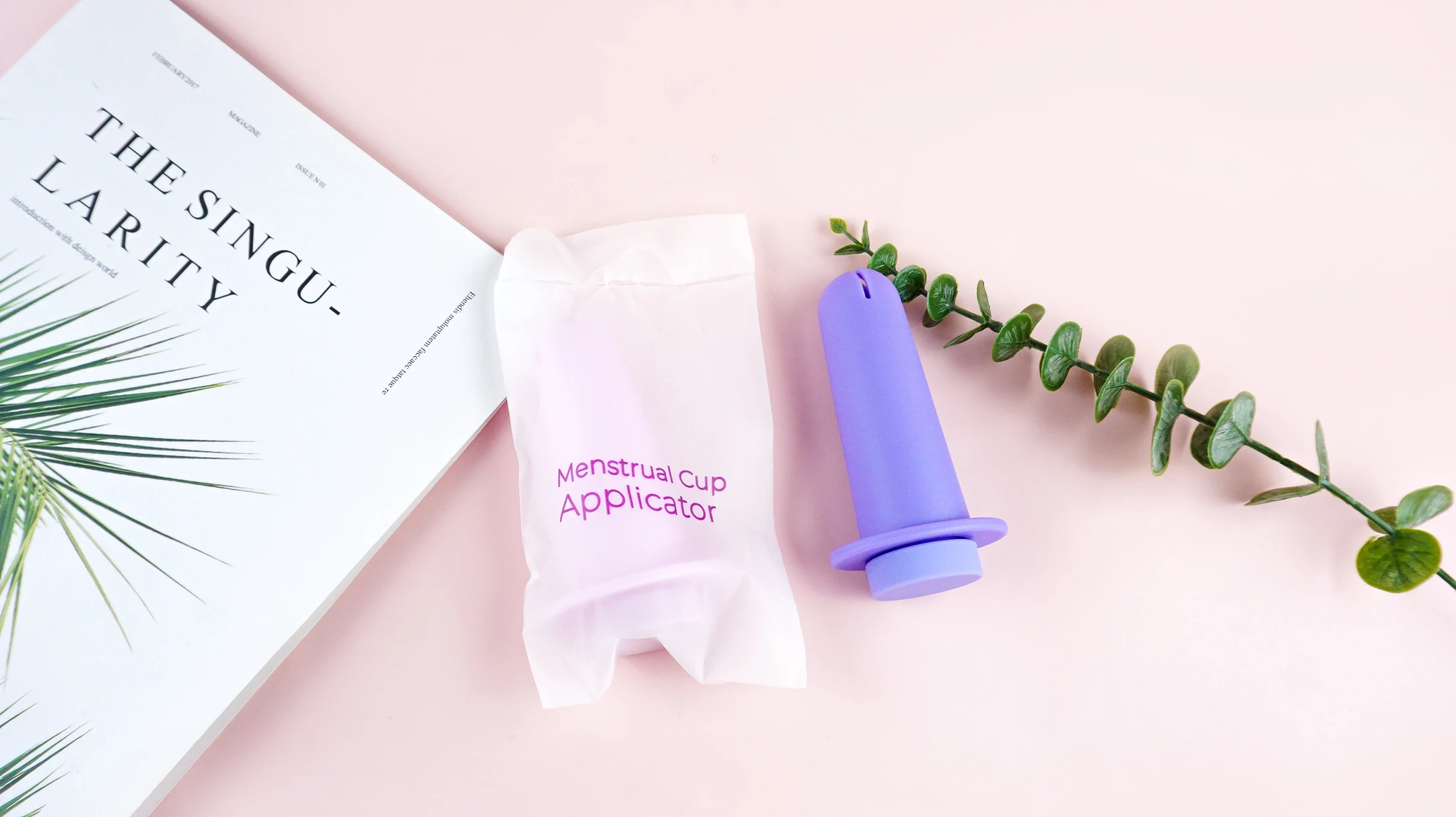 Wholesale Aplicador Copa Menstrual Menstrual Cups Inserter Booster