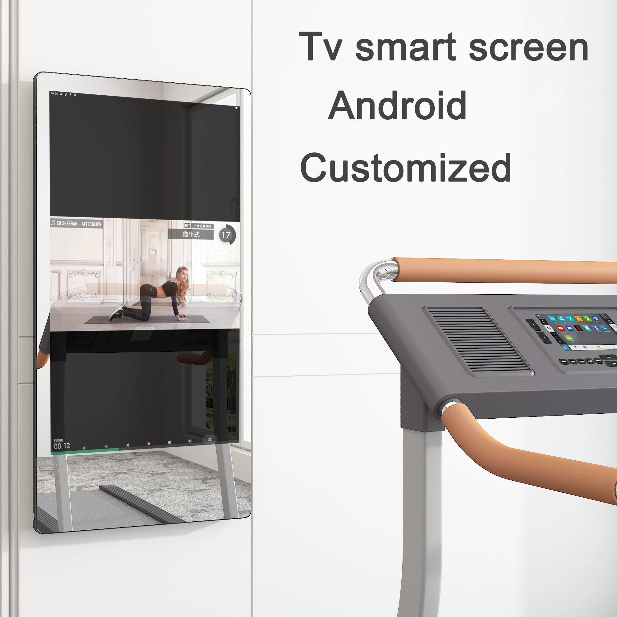 Android System Magic Technology Mirrors For Fitness With Health