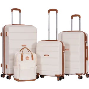 Wholesale Factory ABS Hard Suitcase Luggage Carry on Lightweight Luggage Trolly Bags Sets Cheap Hard Luggage