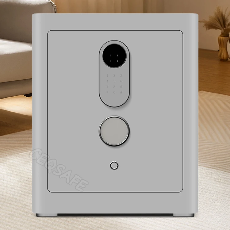 CEQSAFE Electronic Steel Home Safe Box with Fingerprint TUYA APP WIF Lock Strong Household Security Digital Storage Safety Box