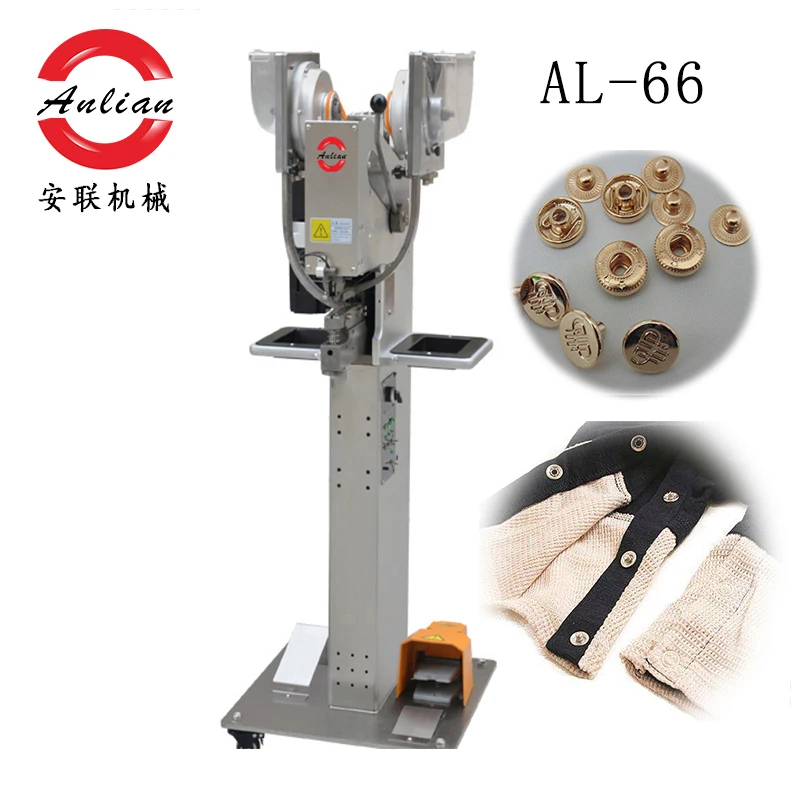 Automatic Snap Button Sewing Machine For Dress Button Hole Machine