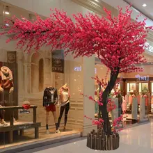 Pink And White Flower Fake Sakura Trees Large Artificial Cherry Blossom Tree wedding tree for indoor