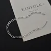 silver necklace