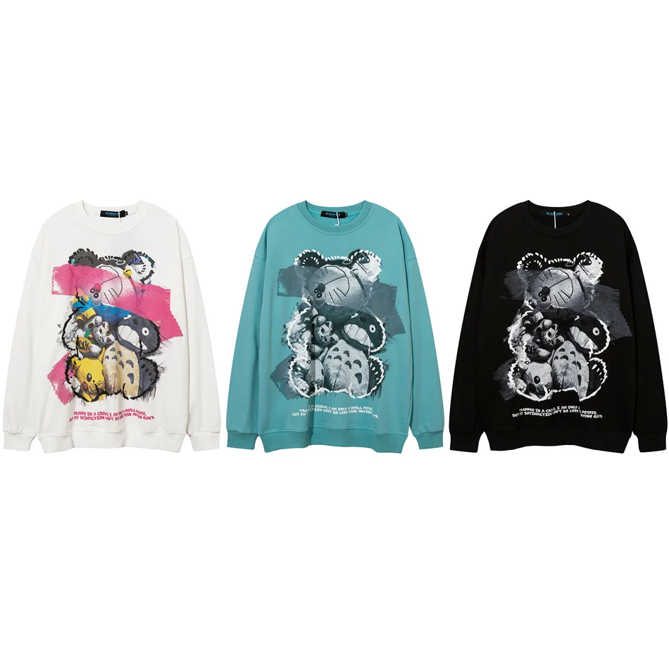 Unisex Long Sleeve Crew Neck Sweater 