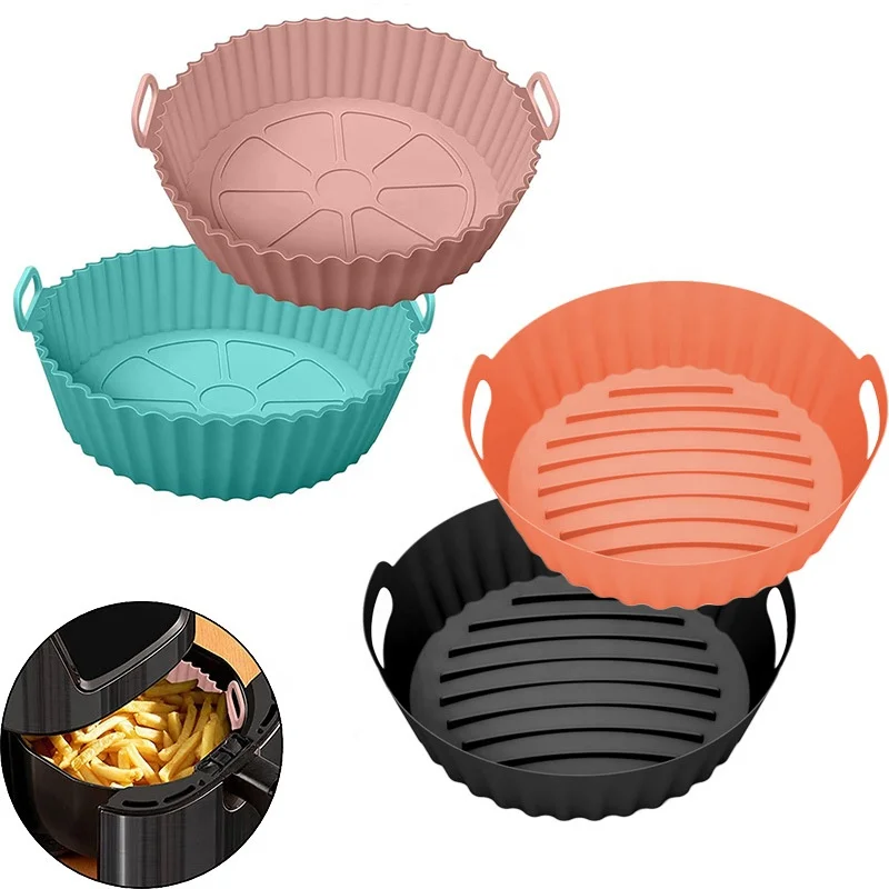 Air Fryer Silicone Oven Baking Tray Pizza Fried Chicken Baking