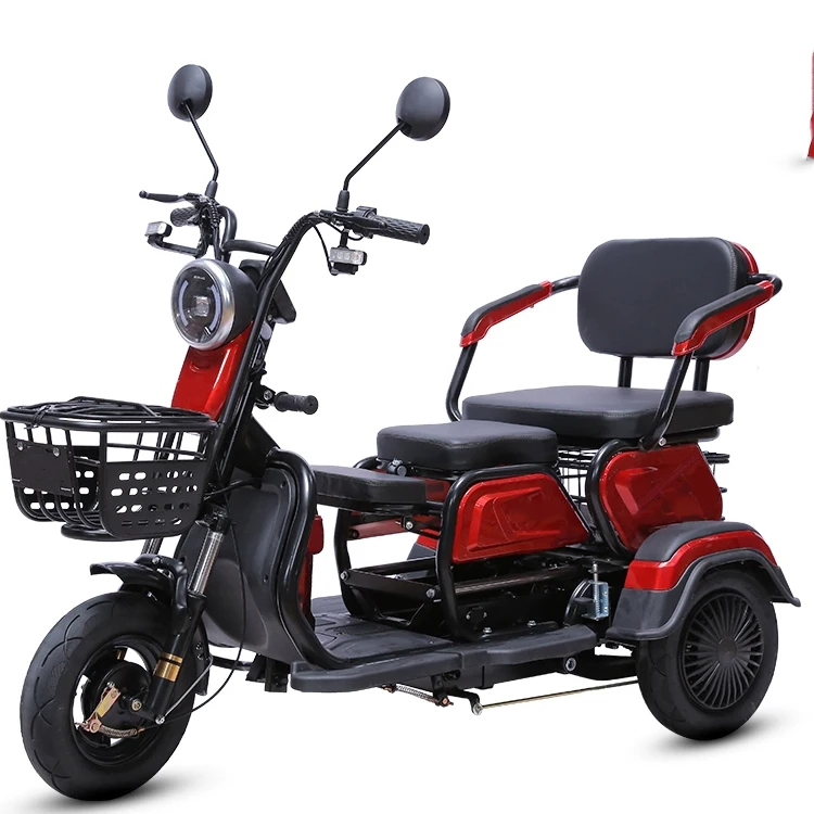 500W Vacuum Tire Electric Tricycle for Adults
