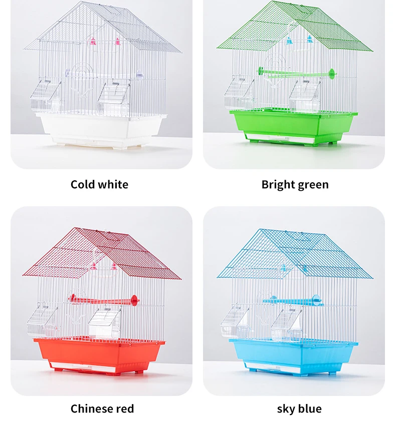 Home Use Small Parrots Cage Budgerigar Bird Cage Parrot Parakeets Jaulas Para Pajaros Metal Iron Wire Pet Cages & Houses Birds
