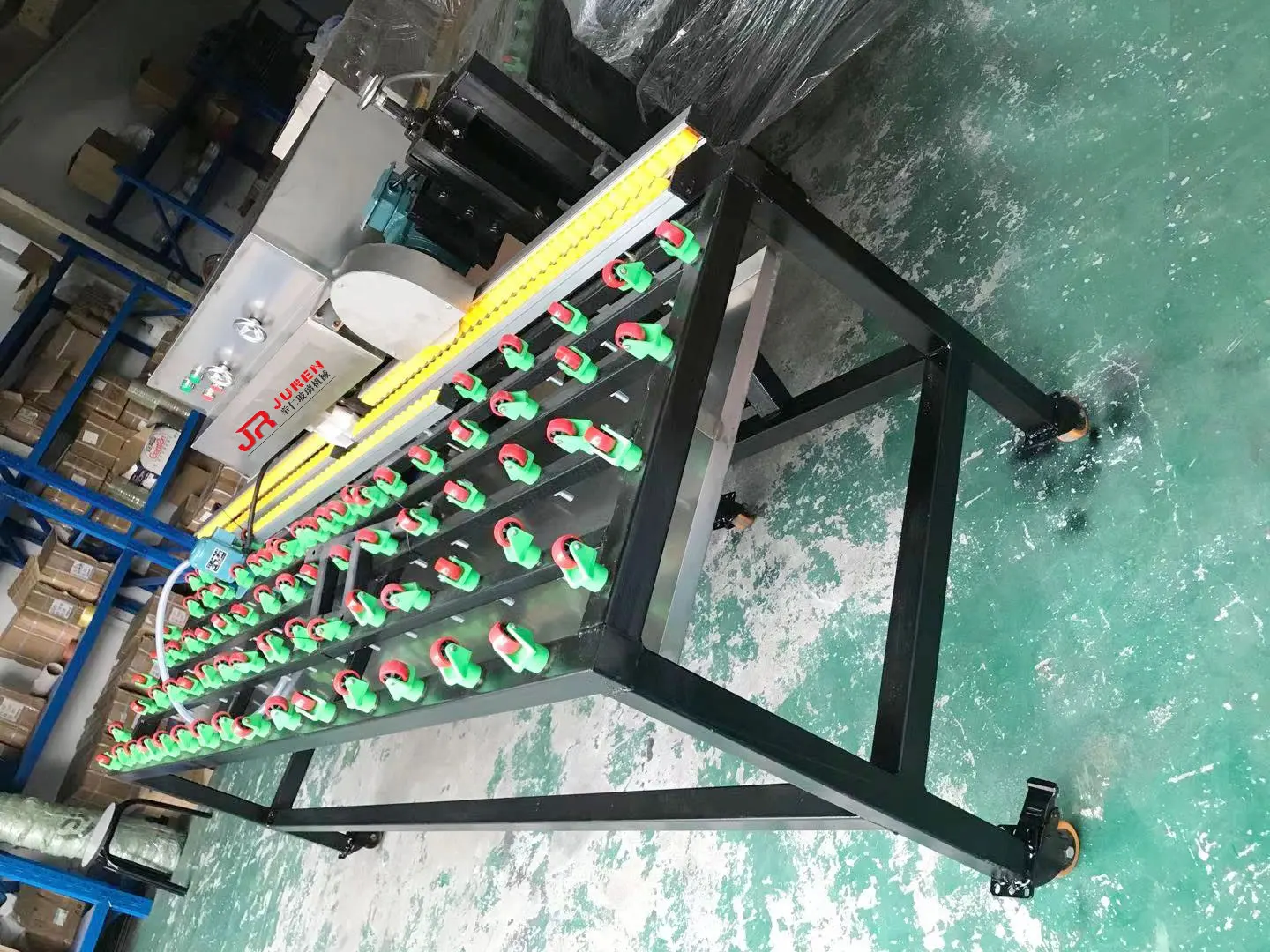 Fast Manual Glass Edging Machine Glass Edge Polishing Machinery Support Low E Glass Rough Grinding Polisher