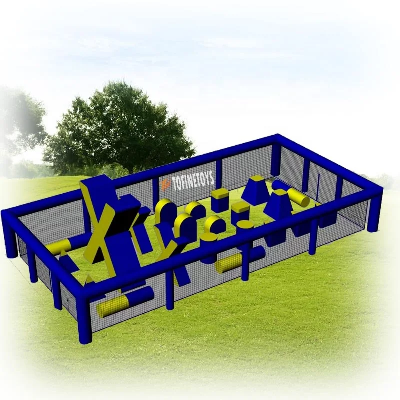 Paintball Arena Inflatable Bouncer Inflatable Air Bunkers Field for Outdoor Sports Event